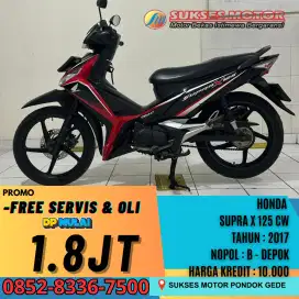 ANGSURAN MURAH HONDA SUPRA X 125 CW TAHUN 2017
