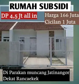 Dp 4,5 Jt, Rumah Murah subsidi di Bandung Timur
