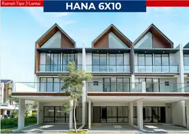 OSAKA RESIDENCES PIK2 DIJUAL TIPE HANA UK 6X10 3LT LOKASI STRATEGIS
