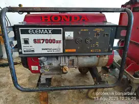 Genset elemax  honda 5000 watt