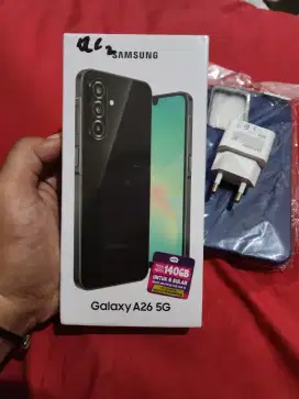 Jual HP baru SAMSUNG A26 5g 8/256 segel resmi free adaptor n case
