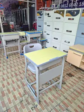 meja siswa set / meja belajar set
