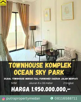 DIJUAL TOWNHOUSE MEWAH FULL FURNISHED