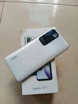 Xiaomi Redmi 10 2022 Dualsim ORI Putih RAM 4+1/64GB Lengkap dari Baru