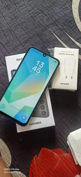 jual cepat samsung A16 8/128 , kondisi baru full pack dus dan charger.