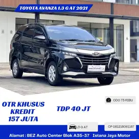 LOW KM Toyota Avanza 1.3 G AT NIK 2021 Hitam