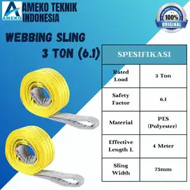 WEBBING SLING 3 TON (6.1) - AMEKO