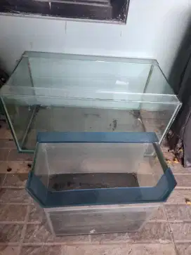 Jual aquarium sedang & kecil