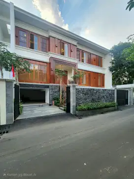 Dijual rumah baru tropical Modern furnished siap huni di kemang