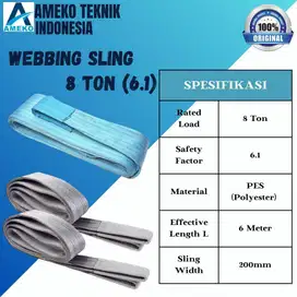 WEBBING SLING 8 TON (6.1) - AMEKO