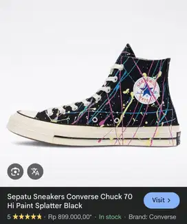Converse Chuck 70 Hi Paint Splatter