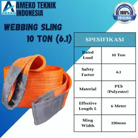 WEBBING SLING 10 TON (6.1) - AMEKO