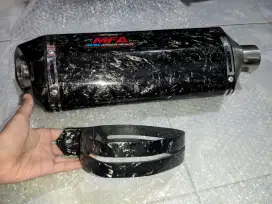knalpot full karbon racing