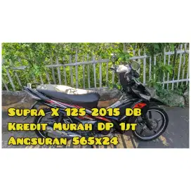 Supra X 125cc 2015 Hitam Cw Km40Rban