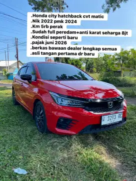 honda city hatchback 1.5 RS 2022 pmk 2024 km 5rb