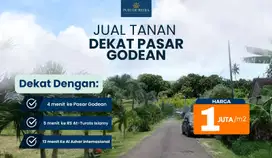 Tanah SHM Jogja Jalan 5 Meter 4 Menit ke Pusat Pasar Godean