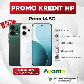 BISA KREDIT OPPO RENO14 5G 12/256GB TANPA DP