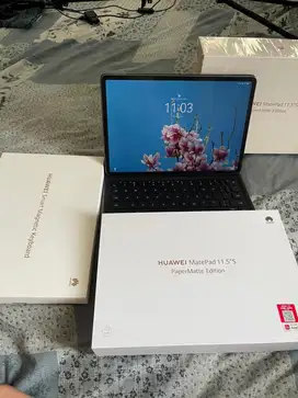 Huawei matepad 11,5”5 papermatte edition tablet 8+256gb plus Keyboard