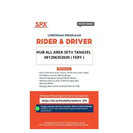 Lowongan Kerja Rider Motor & Driver Mobil