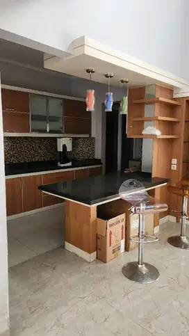 Rumah sudah ganti baja ringan/lantai granite 1x1m di Puspita Loka BSD