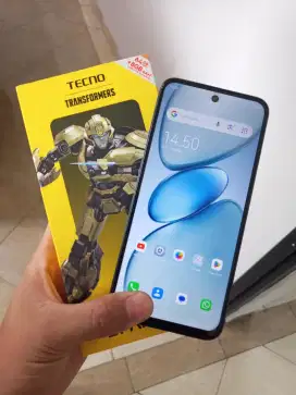 Tecno sprak Go1 Ram 4+4/64 Lengkap ori segel