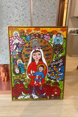 Painting Lukisan byErica Hestu Wahyuni (b. Yogyakarta, 1971) Ave Maria