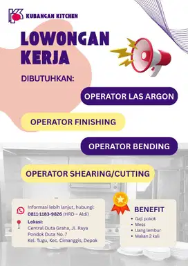 LOWONGAN KERJA KUBANGAN KITCHEN