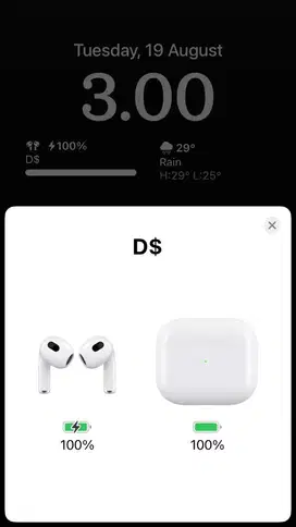 Airpods 3rd generations with charging case