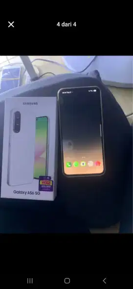 Samsung a56 12/256 masih baru pemakaian 4 bulan