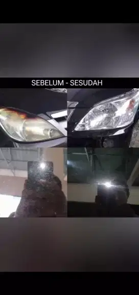 Cleaning kaca & headlamp
