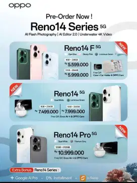 OPPO RENO 14 SERIES TEBARUUU