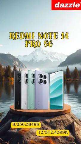 REDMI NOTE 14 PRO 5G 8/256 PROMO HANDPHONE TERMURAH DIJOGJA