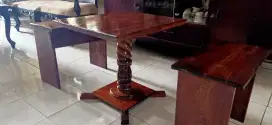 Jual meja kursi teras kayu jati