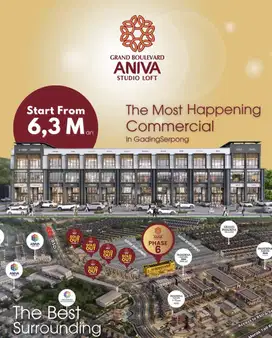 Aniva Gading Serpong 3 Lantai Full Bangunan