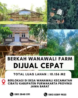 Di jual tanah dan bangunan peternakan