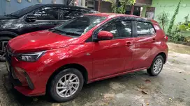 Toyota Agya G 2023 CVT Matic Merah – KM Rendah