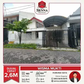 DIJUAL CEPAT BUTUH UANG RUMAH BAGUS WISMA MUKTI