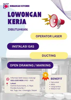 LOWONGAN KERJA PT. KUBANGAN PUTRA KARYA