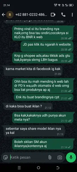 Jasa pasang iklan google,meta,tiktok dan shopee