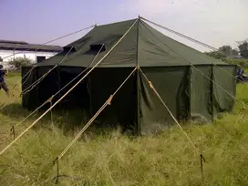 Tenda Regu Kemah Komando Ukuran 5M x 7M - Kapasitas 15 - 20 Orang