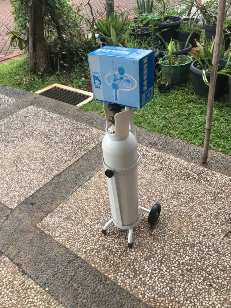 Tabung oxigen belum pernah pakai