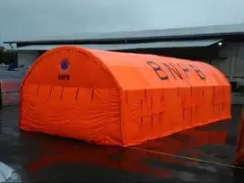 Tenda Lorong Dome BNPB - Ukuran 6M x 12M Kapasitas 45 Orang Pengungsi