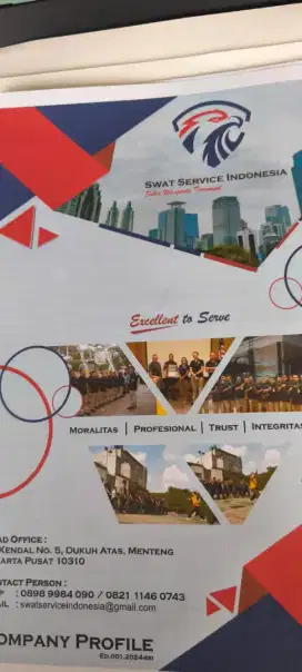 Kami menawarkan kerjasama dalam bidang jasa Keamanan, kebersihan