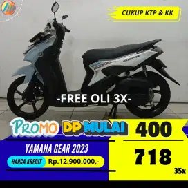 KREDIT YAMAHA GEAR 2023 DP PROMO 400RIBU ANGSURAN SANGAT RENDAH