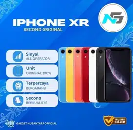 jual iphone xr second inter alloperator fullset