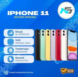 jual iphone 11 second inter alloperator fullset