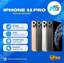 jual iphone 11 pro second inter alloperator fullset