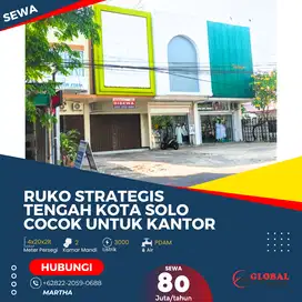 Ruko Tengah Kota Solo Cocok Untuk Kantor