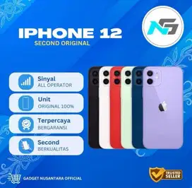 jual iphone 12 second inter alloperator fullset