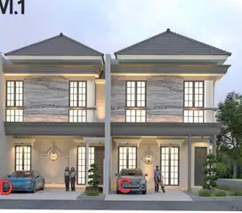 NEW MINIMALIS 2 Lantai, Cukup Jalan Kaki ke Jalan Raya Wiyung